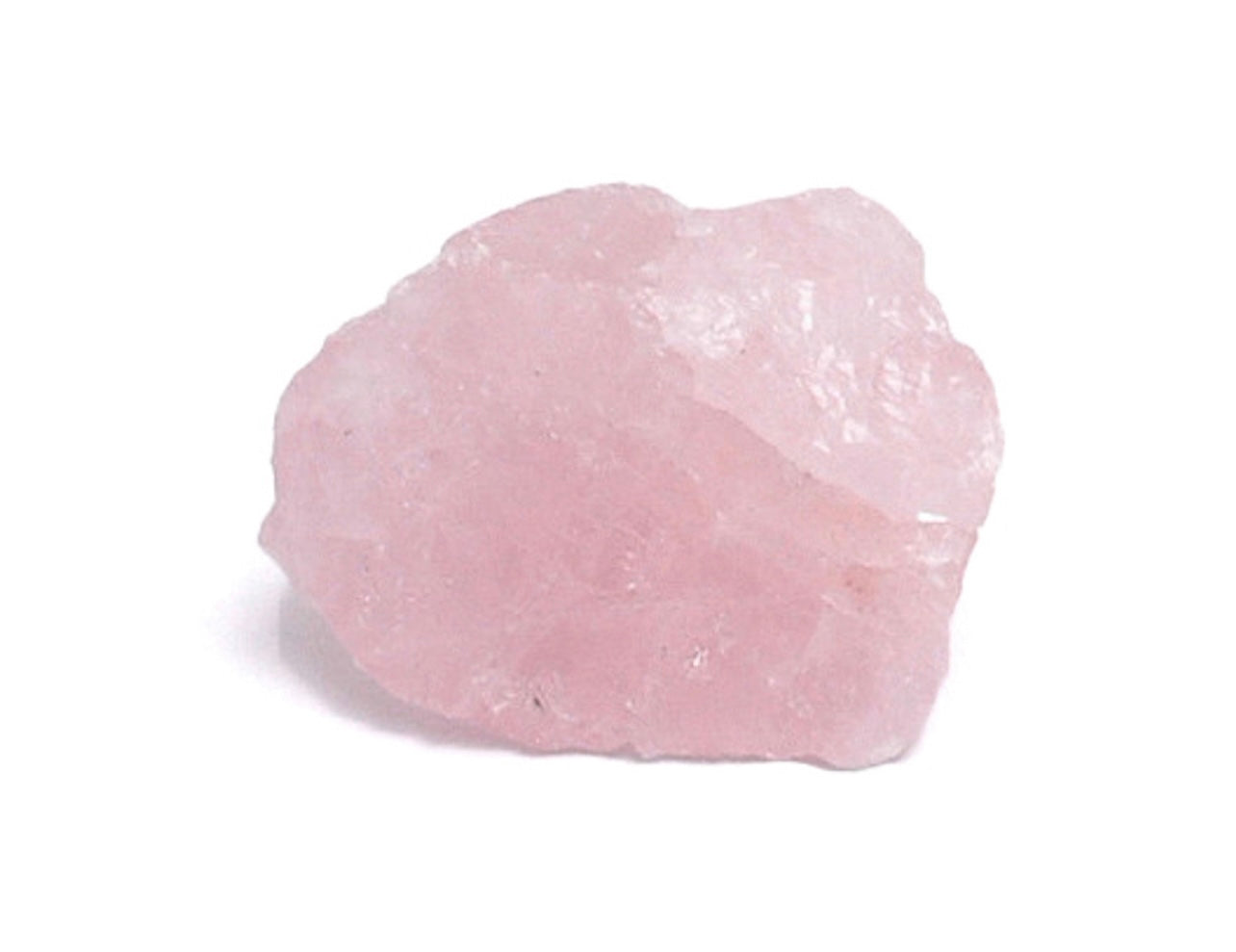 Raw rose quartz crystal approx 2 inches, the love stone for heart chakra healing.
